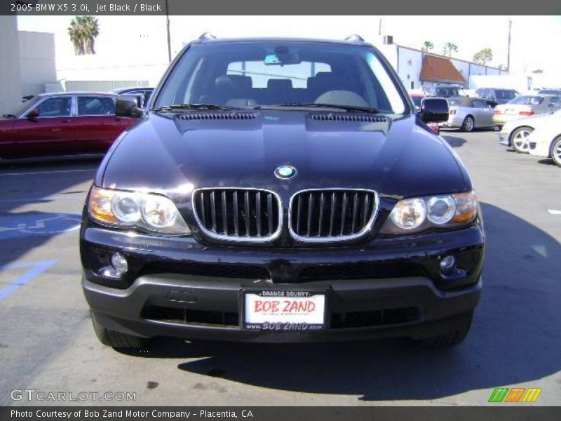 Jet Black / Black 2005 BMW X5 3.0i