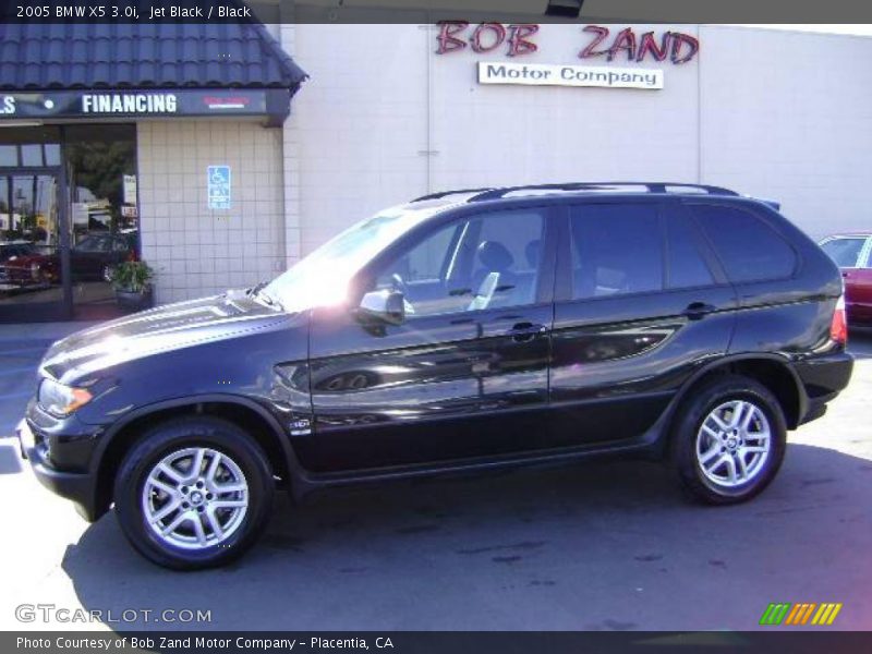 Jet Black / Black 2005 BMW X5 3.0i