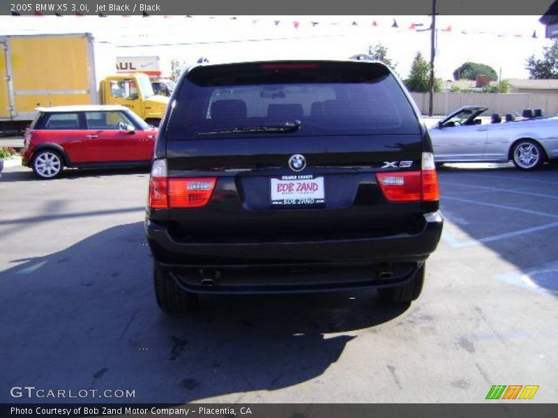 Jet Black / Black 2005 BMW X5 3.0i
