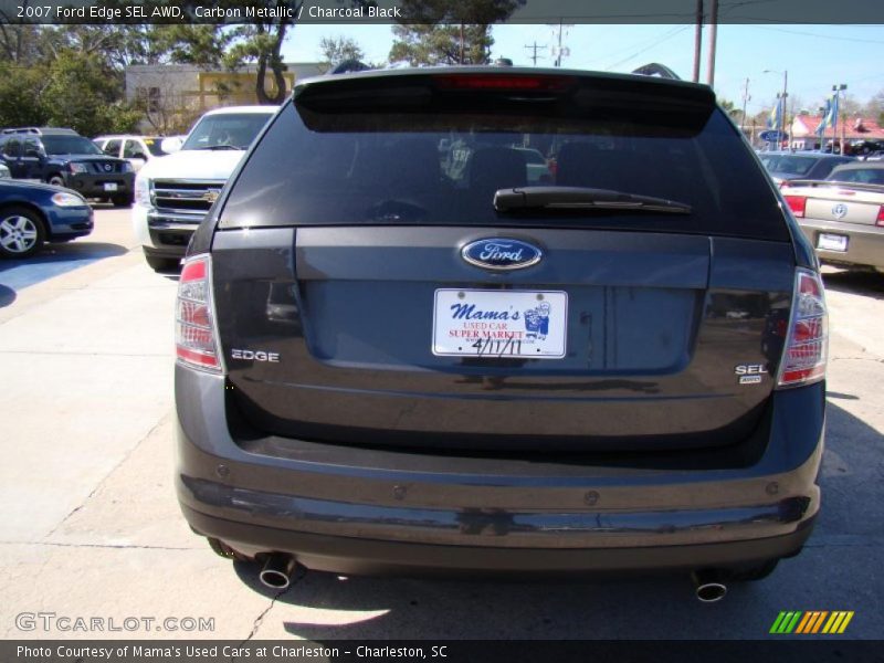 Carbon Metallic / Charcoal Black 2007 Ford Edge SEL AWD