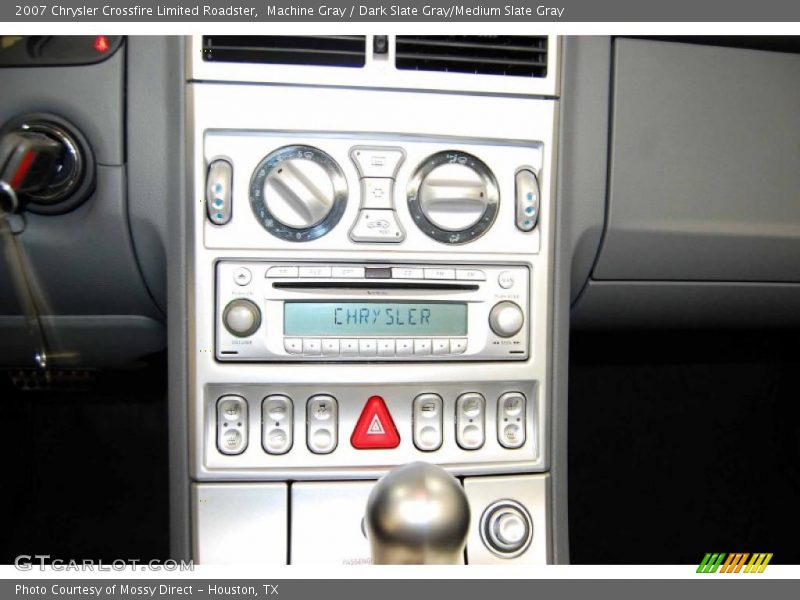 Controls of 2007 Crossfire Limited Roadster