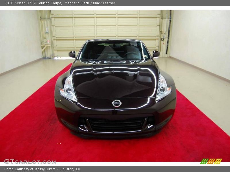 Magnetic Black / Black Leather 2010 Nissan 370Z Touring Coupe