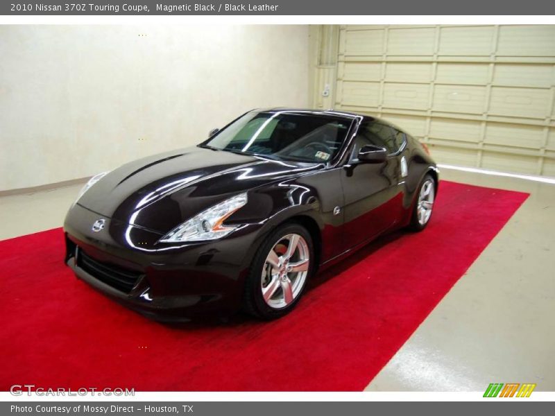 Magnetic Black / Black Leather 2010 Nissan 370Z Touring Coupe