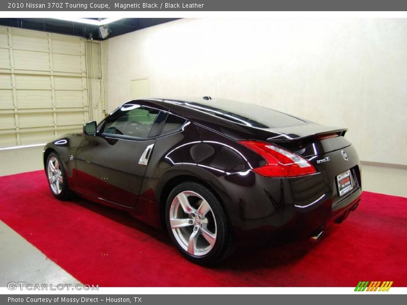 Magnetic Black / Black Leather 2010 Nissan 370Z Touring Coupe
