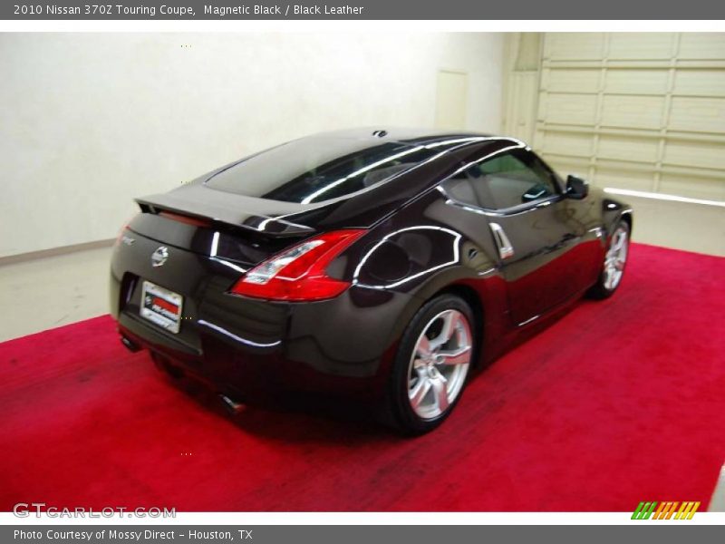 Magnetic Black / Black Leather 2010 Nissan 370Z Touring Coupe