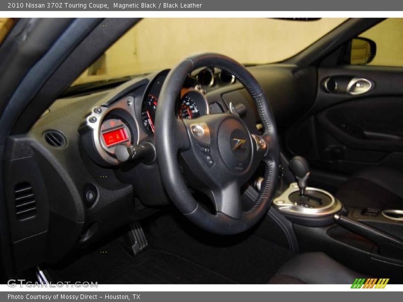 Magnetic Black / Black Leather 2010 Nissan 370Z Touring Coupe