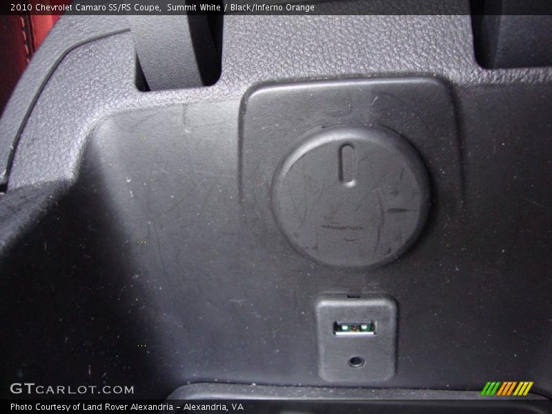 Summit White / Black/Inferno Orange 2010 Chevrolet Camaro SS/RS Coupe
