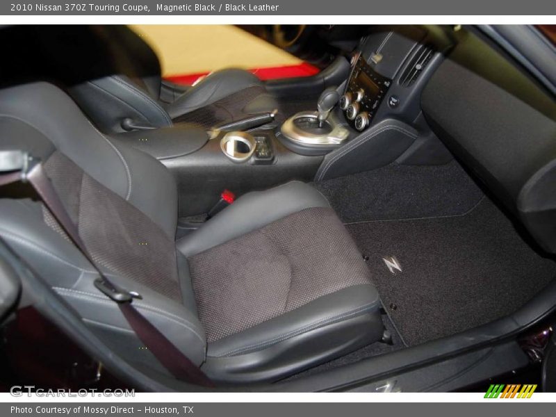Magnetic Black / Black Leather 2010 Nissan 370Z Touring Coupe