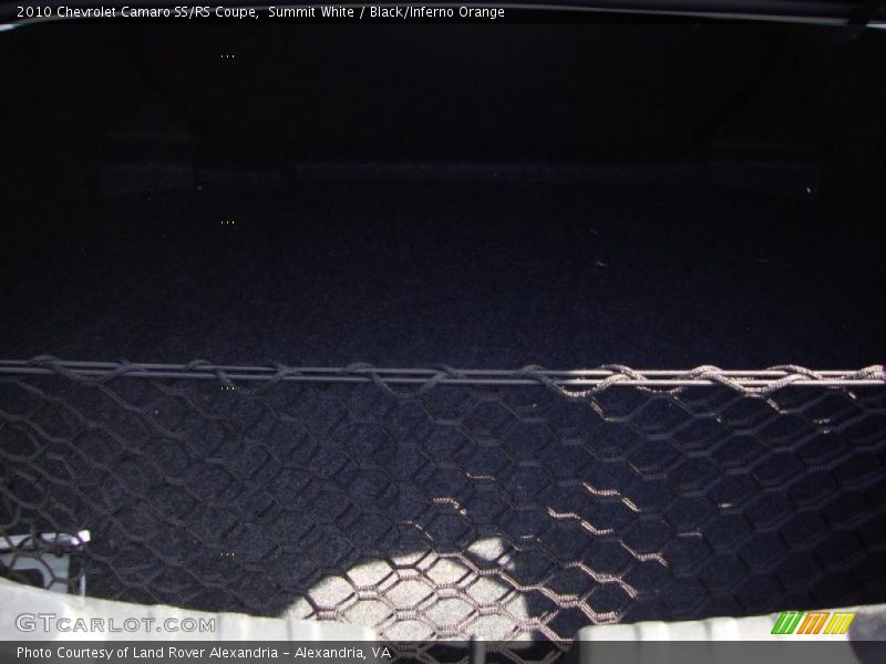 Summit White / Black/Inferno Orange 2010 Chevrolet Camaro SS/RS Coupe