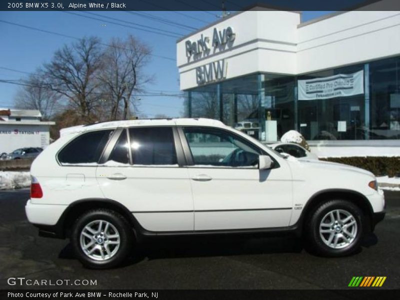 Alpine White / Black 2005 BMW X5 3.0i