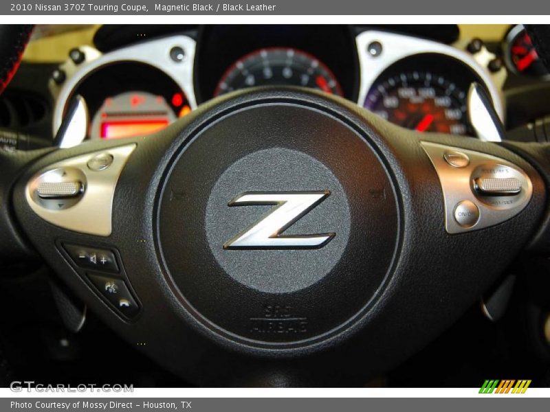 Magnetic Black / Black Leather 2010 Nissan 370Z Touring Coupe