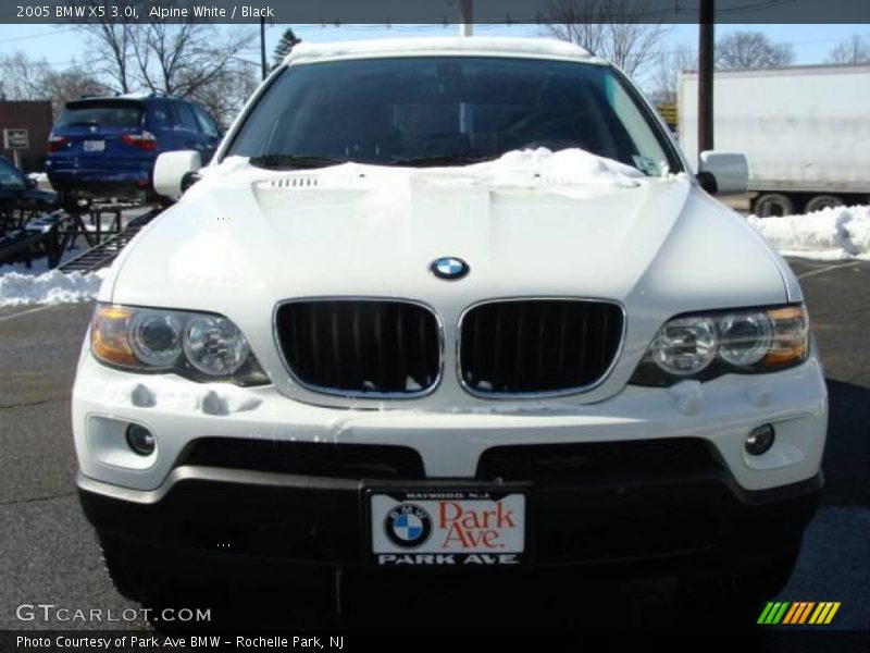 Alpine White / Black 2005 BMW X5 3.0i