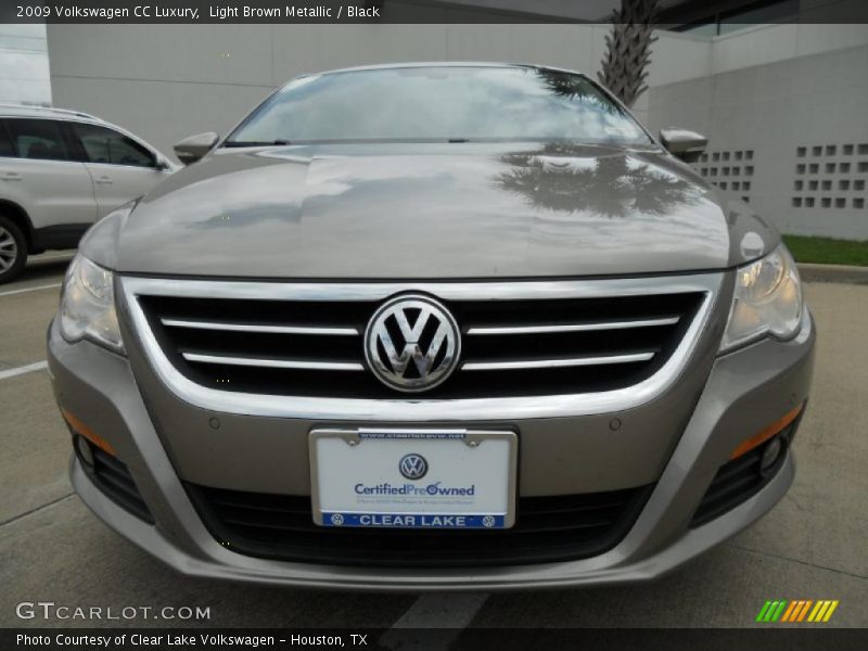 Light Brown Metallic / Black 2009 Volkswagen CC Luxury