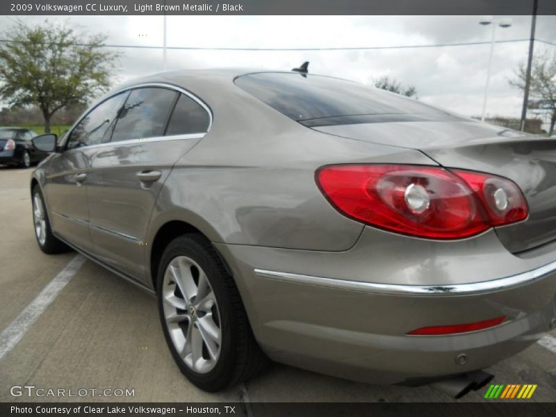 Light Brown Metallic / Black 2009 Volkswagen CC Luxury
