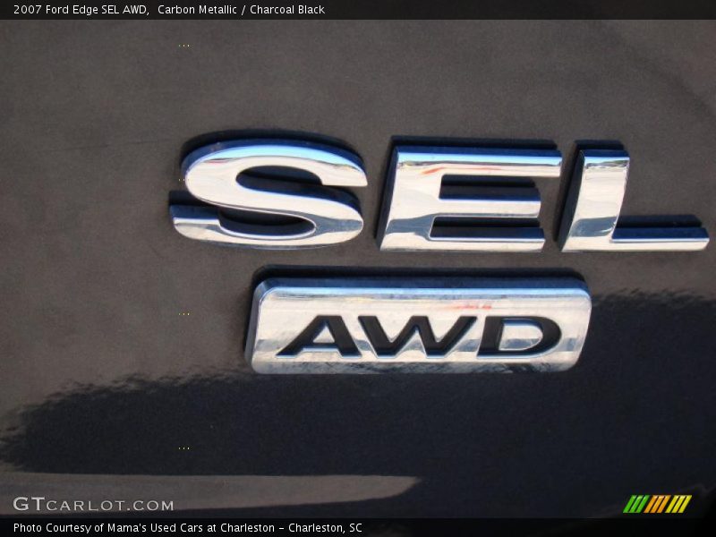 Carbon Metallic / Charcoal Black 2007 Ford Edge SEL AWD