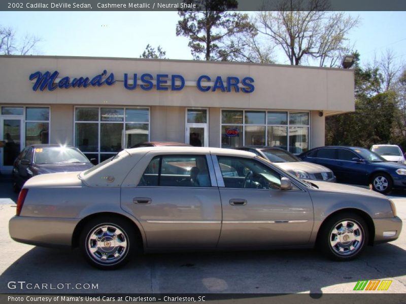 Cashmere Metallic / Neutral Shale 2002 Cadillac DeVille Sedan