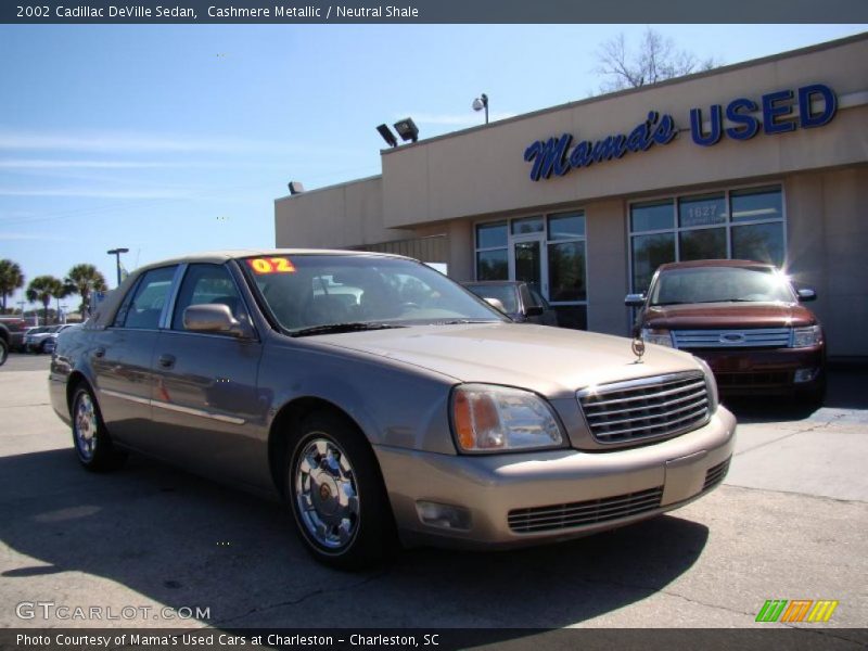Cashmere Metallic / Neutral Shale 2002 Cadillac DeVille Sedan