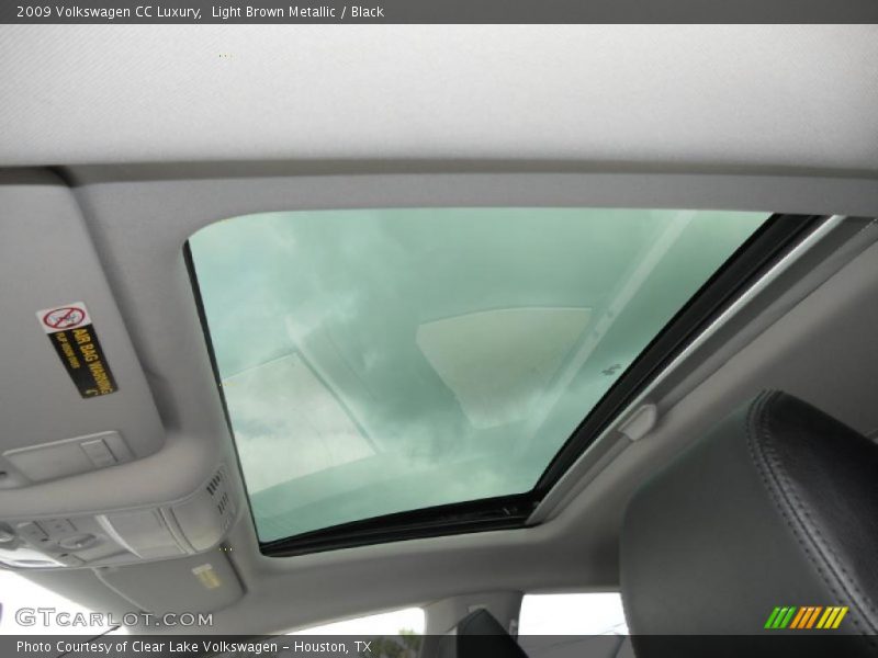 Light Brown Metallic / Black 2009 Volkswagen CC Luxury
