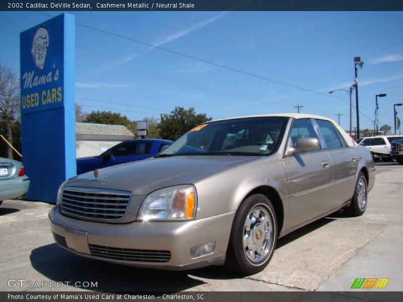Cashmere Metallic / Neutral Shale 2002 Cadillac DeVille Sedan