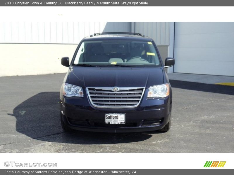 Blackberry Pearl / Medium Slate Gray/Light Shale 2010 Chrysler Town & Country LX