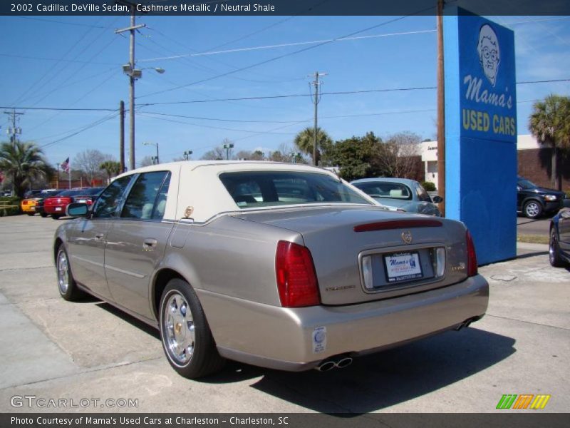 Cashmere Metallic / Neutral Shale 2002 Cadillac DeVille Sedan