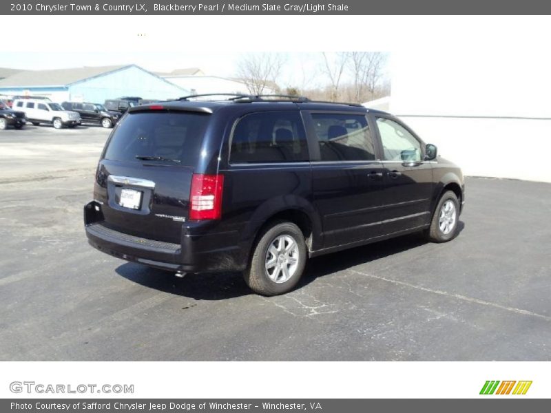 Blackberry Pearl / Medium Slate Gray/Light Shale 2010 Chrysler Town & Country LX