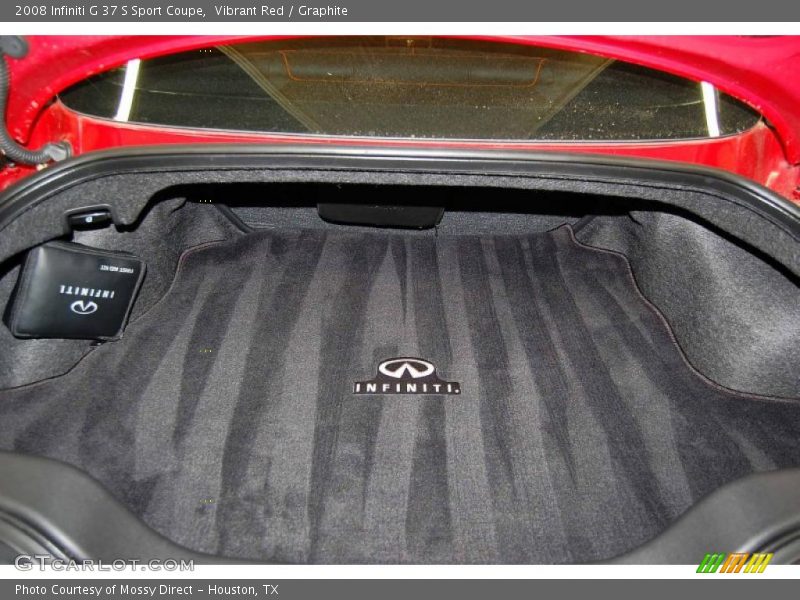  2008 G 37 S Sport Coupe Trunk