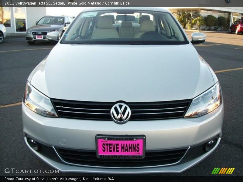 White Gold Metallic / Cornsilk Beige 2011 Volkswagen Jetta SEL Sedan