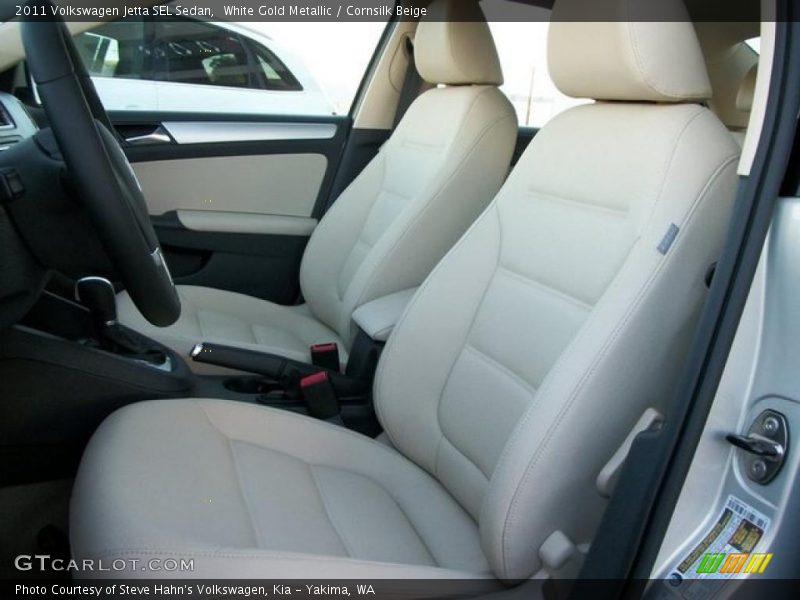 White Gold Metallic / Cornsilk Beige 2011 Volkswagen Jetta SEL Sedan