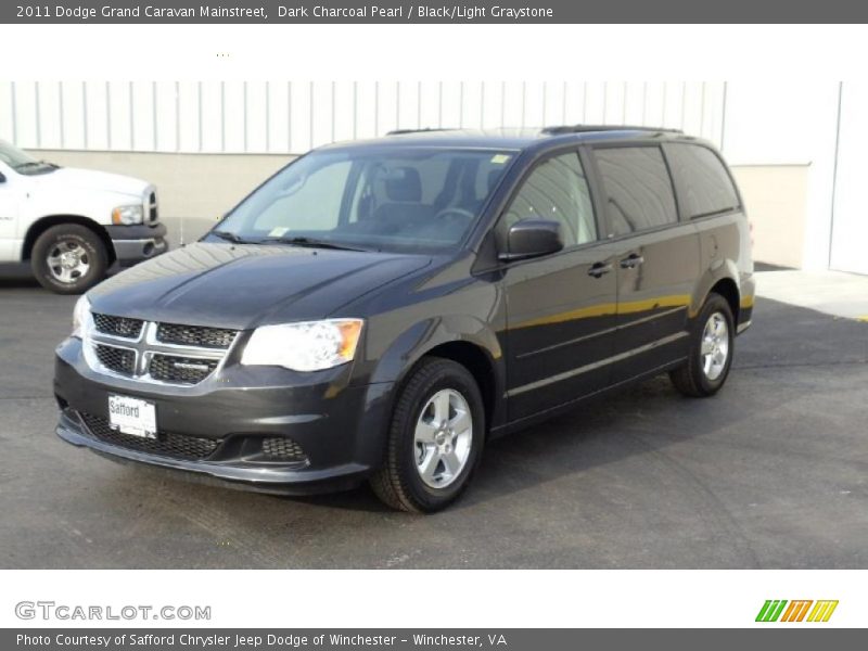 Dark Charcoal Pearl / Black/Light Graystone 2011 Dodge Grand Caravan Mainstreet