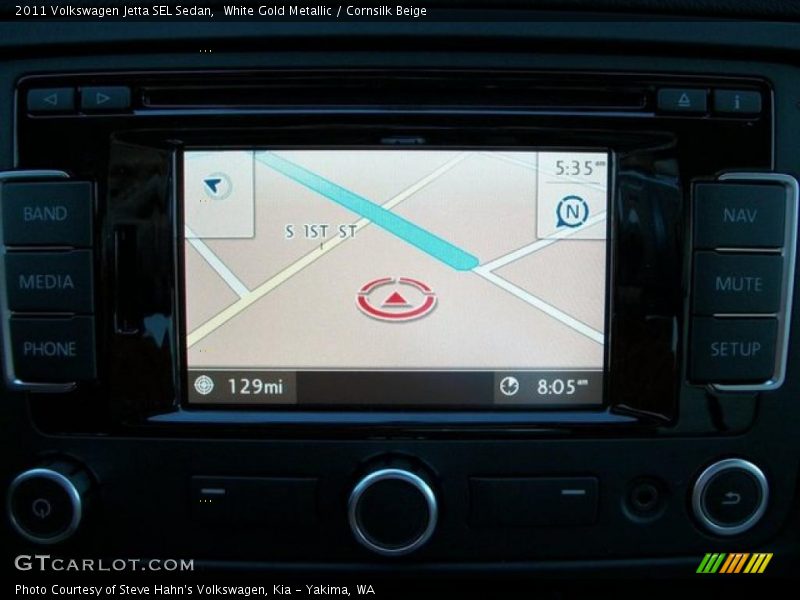 White Gold Metallic / Cornsilk Beige 2011 Volkswagen Jetta SEL Sedan