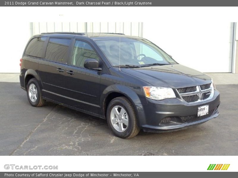 Dark Charcoal Pearl / Black/Light Graystone 2011 Dodge Grand Caravan Mainstreet