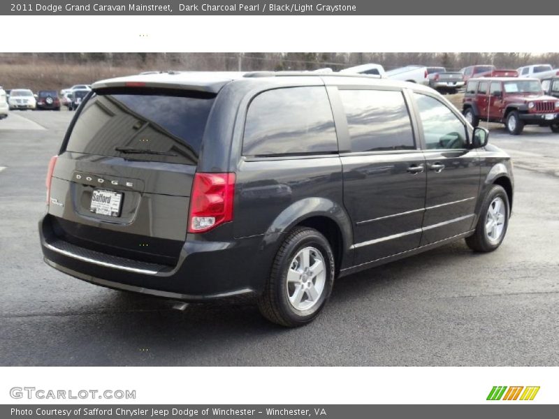 Dark Charcoal Pearl / Black/Light Graystone 2011 Dodge Grand Caravan Mainstreet