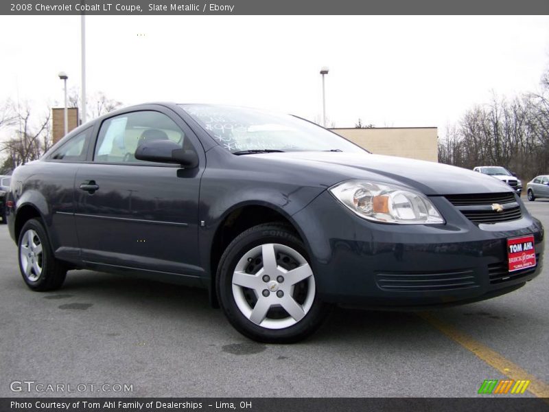 Slate Metallic / Ebony 2008 Chevrolet Cobalt LT Coupe