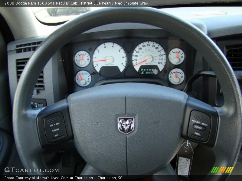 Patriot Blue Pearl / Medium Slate Gray 2008 Dodge Ram 1500 SXT Regular Cab