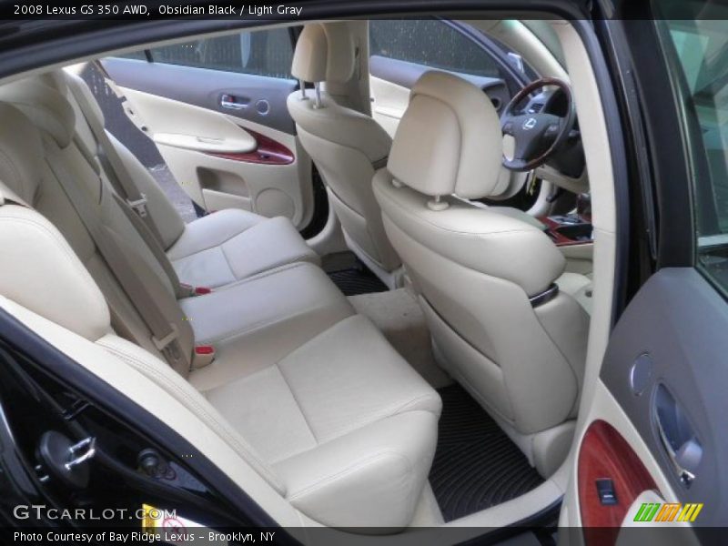 Obsidian Black / Light Gray 2008 Lexus GS 350 AWD
