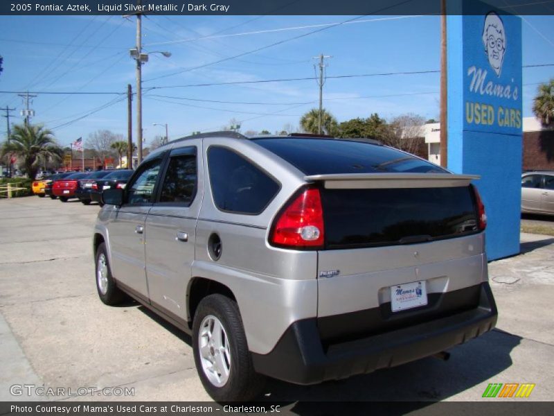 Liquid Silver Metallic / Dark Gray 2005 Pontiac Aztek
