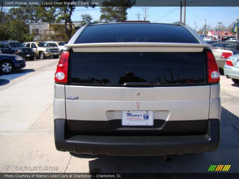 Liquid Silver Metallic / Dark Gray 2005 Pontiac Aztek