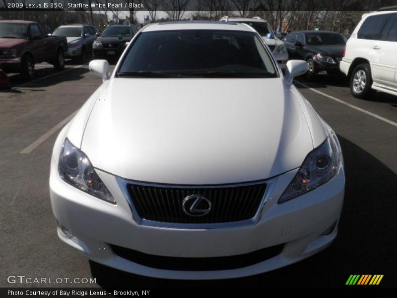 Starfire White Pearl / Black 2009 Lexus IS 350