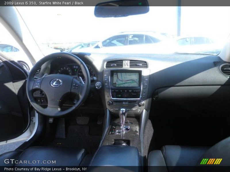 Starfire White Pearl / Black 2009 Lexus IS 350