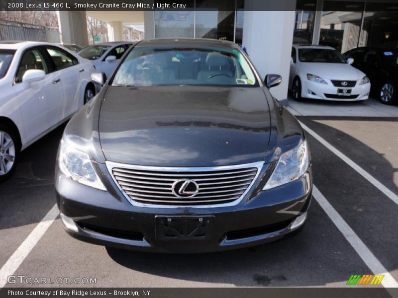 Smokey Granite Gray Mica / Light Gray 2008 Lexus LS 460 L