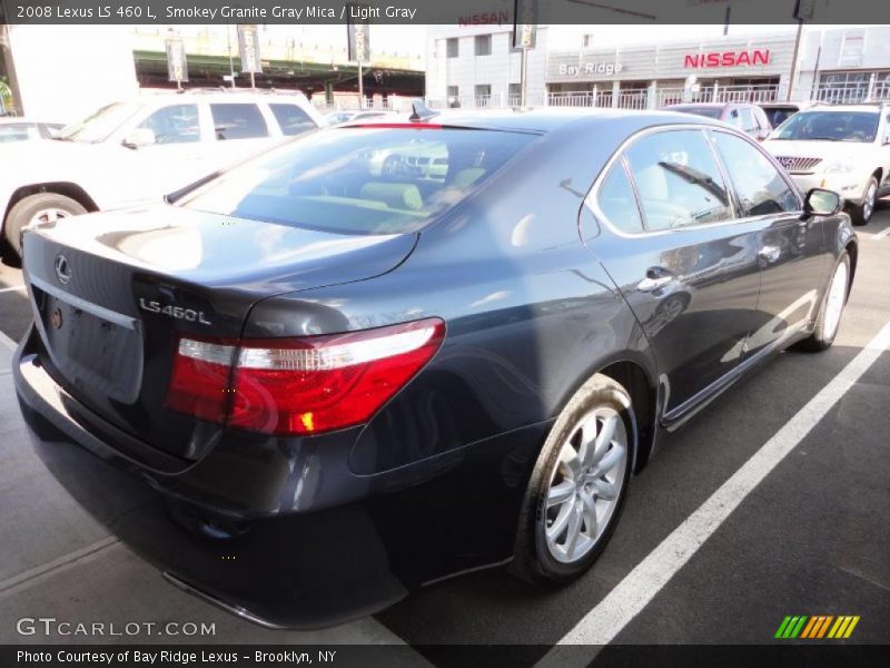 Smokey Granite Gray Mica / Light Gray 2008 Lexus LS 460 L