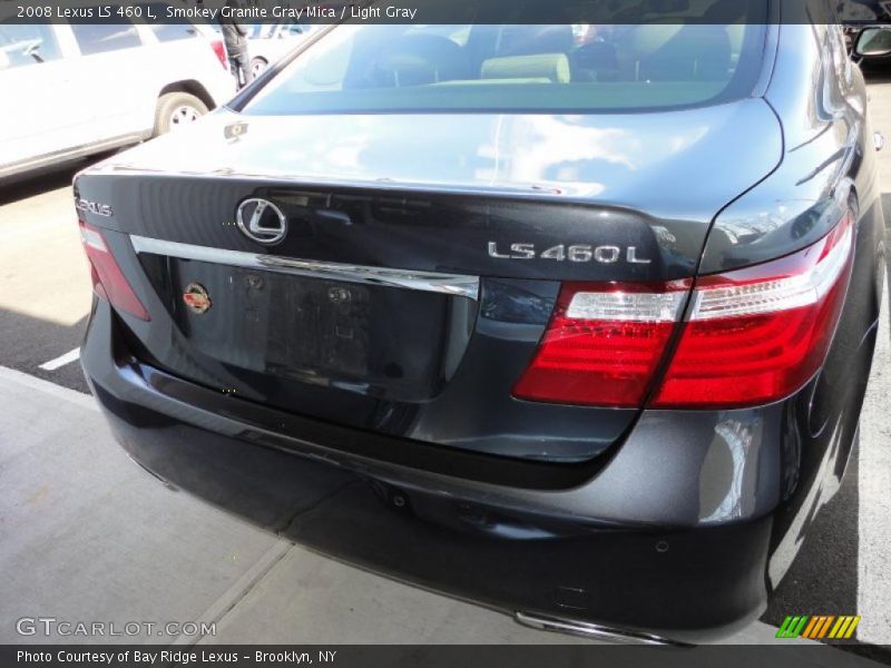 Smokey Granite Gray Mica / Light Gray 2008 Lexus LS 460 L