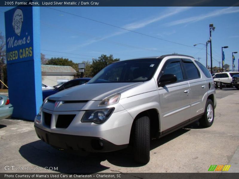 Liquid Silver Metallic / Dark Gray 2005 Pontiac Aztek