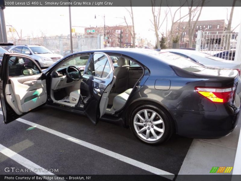 Smokey Granite Gray Mica / Light Gray 2008 Lexus LS 460 L