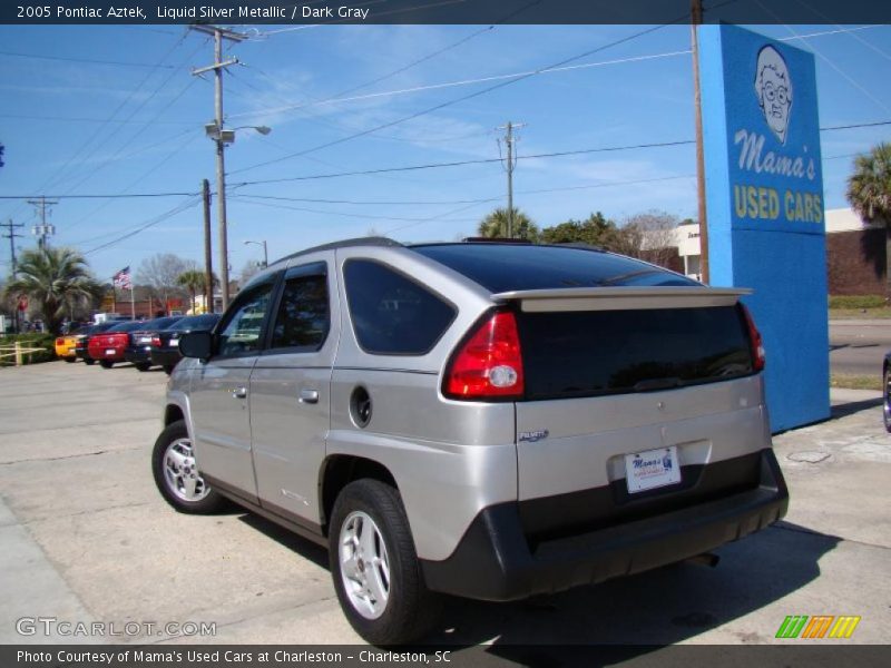 Liquid Silver Metallic / Dark Gray 2005 Pontiac Aztek