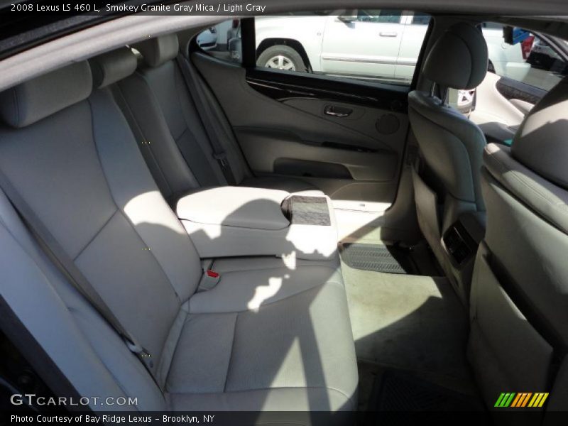 Smokey Granite Gray Mica / Light Gray 2008 Lexus LS 460 L