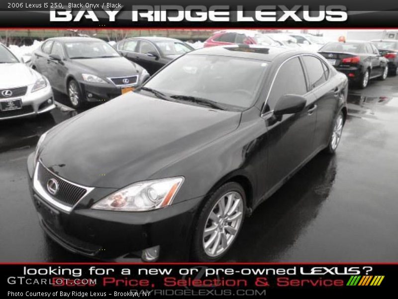 Black Onyx / Black 2006 Lexus IS 250