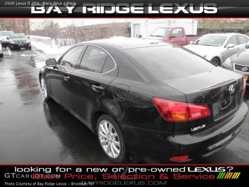 Black Onyx / Black 2006 Lexus IS 250