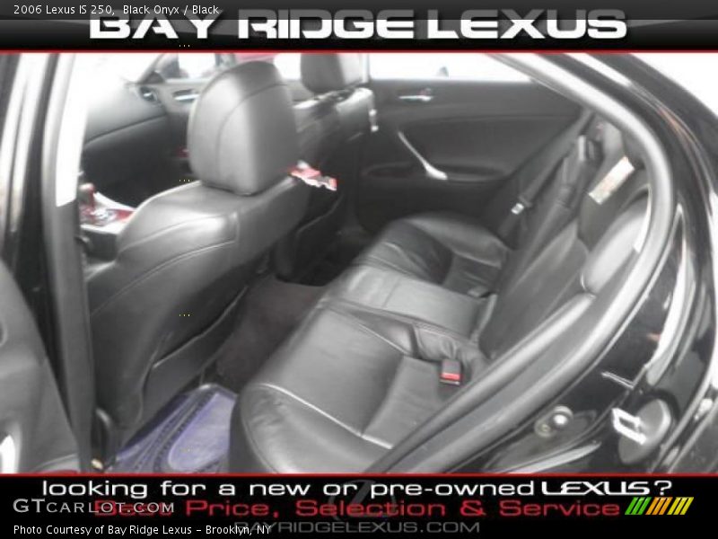 Black Onyx / Black 2006 Lexus IS 250